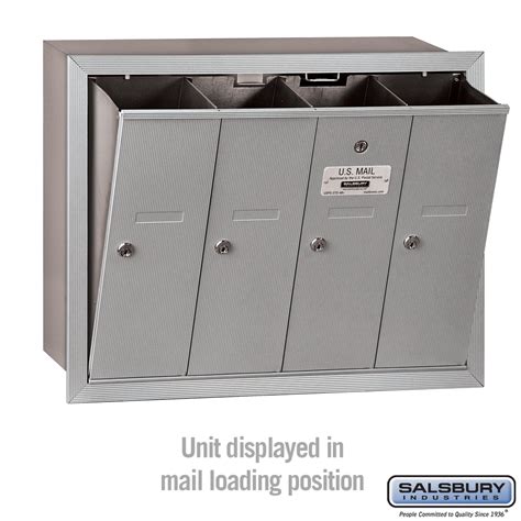 metal mail box 4 compartments|usps approved vertical mailboxes.